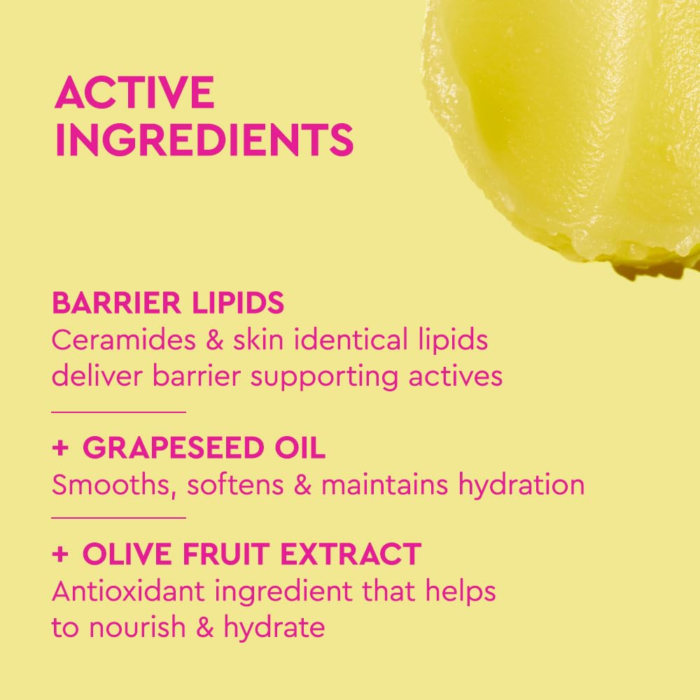 BYOMA balm emulsified into a milky rinse for gentle cleansing