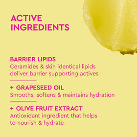 BYOMA balm emulsified into a milky rinse for gentle cleansing