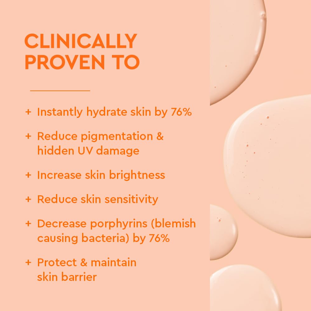 BYOMA fluid texture dispensed from pump highlighting lightweight absorption benefit