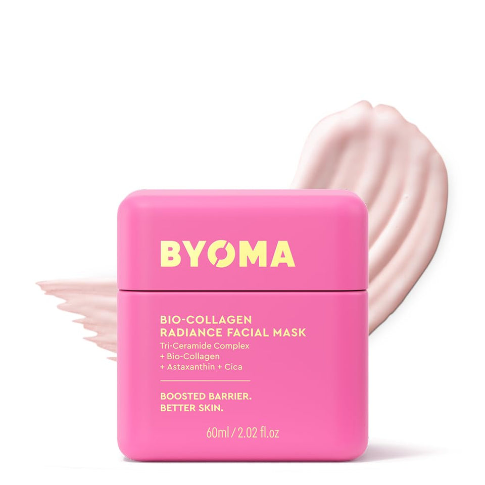 BYOMA front packaging bottle showing clean design and instant radiance benefit