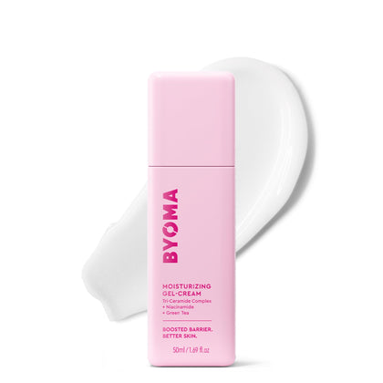 BYOMA front packaging showing clean design and travel-ready size benefit