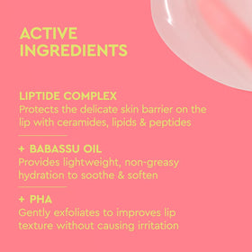 BYOMA Liptide jar opened to show product depth and creamy balm finish
