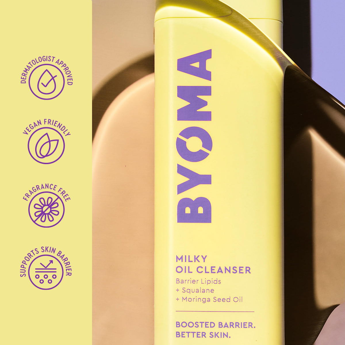 BYOMA ingredient close-up with ceramides, supports barrier restoration benefit