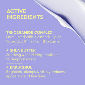 BYOMA cream being applied to hand demonstrating smooth spread and instant moisturization