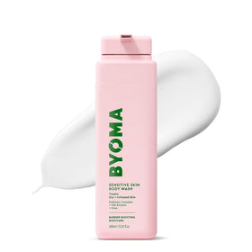 BYOMA front bottle showing label and fragrance-free benefit