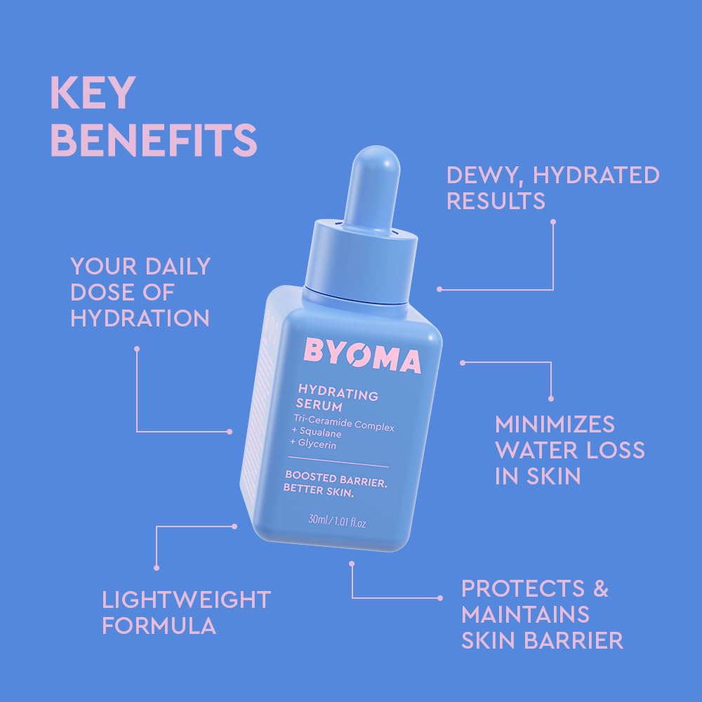 BYOMA bottle cap and label detail showcasing ingredient list and formula clarity