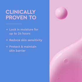 BYOMA serum texture drop close-up highlighting lightweight absorbent hydration