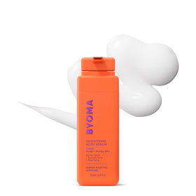 BYOMA front packaging showing bottle and label, highlights treatment clarity
