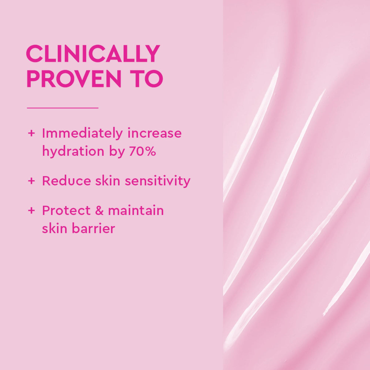 BYOMA gel-cream texture close-up illustrating lightweight cooling hydration