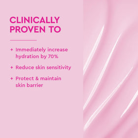 BYOMA gel-cream texture close-up illustrating lightweight cooling hydration