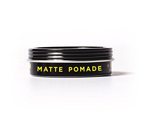 BYRD matte pomade styled short haircut showing textured, matte finish benefit