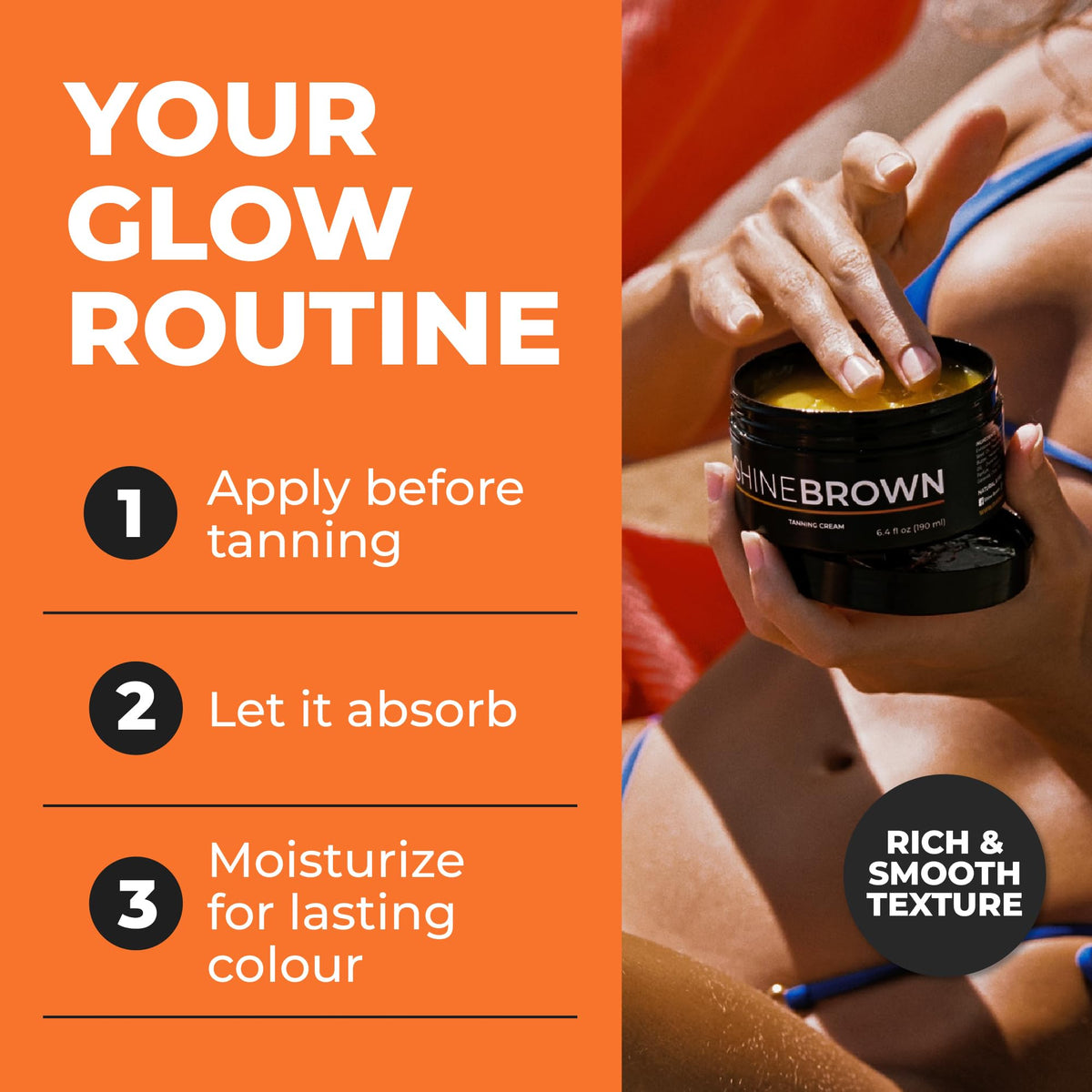 BYROKKO SHINEBROWN inside tanning salon by tanning bed for indoor use benefit