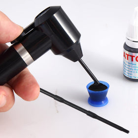 Bysiter packaged kit laid out with sticks and mixer for ready-to-use convenience benefit