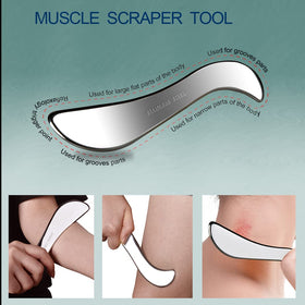 BYYDDIY D-shaped scraper side profile following a curved body surface for consistent pressure