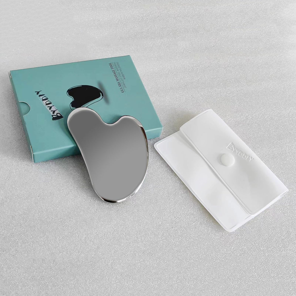 BYYDDIY gua sha held in hand scale comparison for portable routine benefit