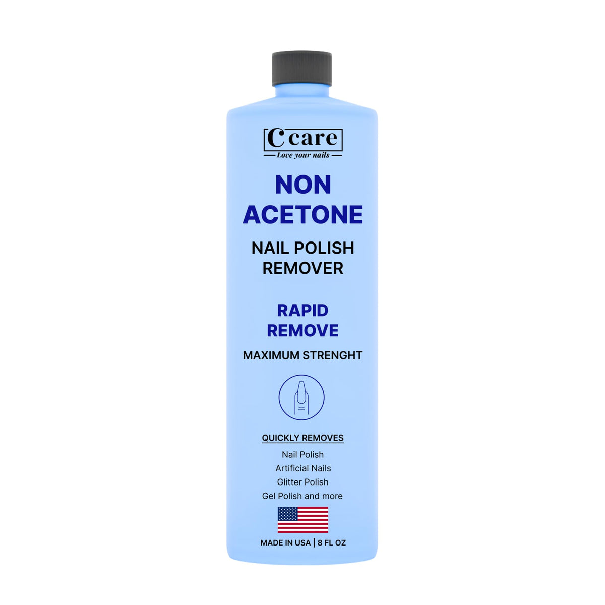 C CARE bottle front label showing product name and size for clear identification and trust