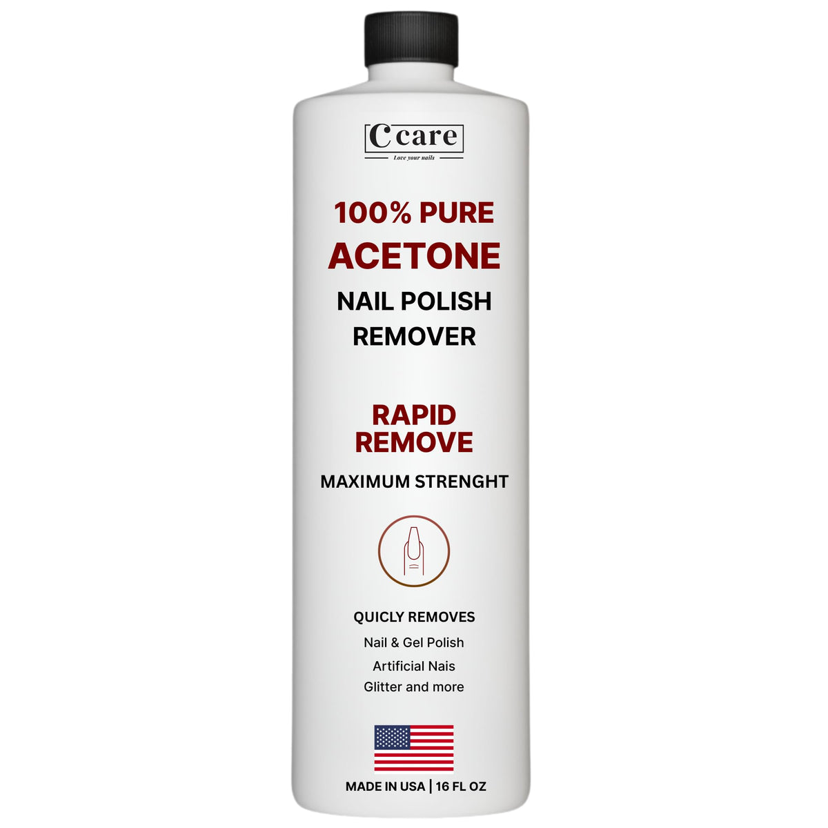 C CARE bottle front label showing brand and product clarity benefit