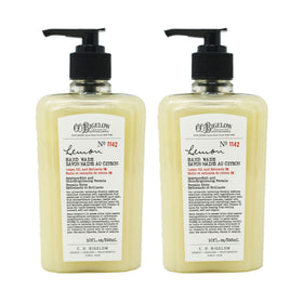 C. O. Bigelow ingredient label highlighting lemon and aloe benefits
