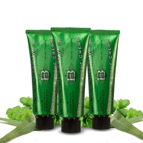 C.O. Bigelow travel pack front view showing three compact tubes and benefits