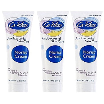 Ca-Rezz front packaging showing tube and clear labeling, convenient three-pack benefit