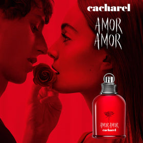 Cacharel Amor Amor vanilla and warm base notes image conveying cozy lasting warmth