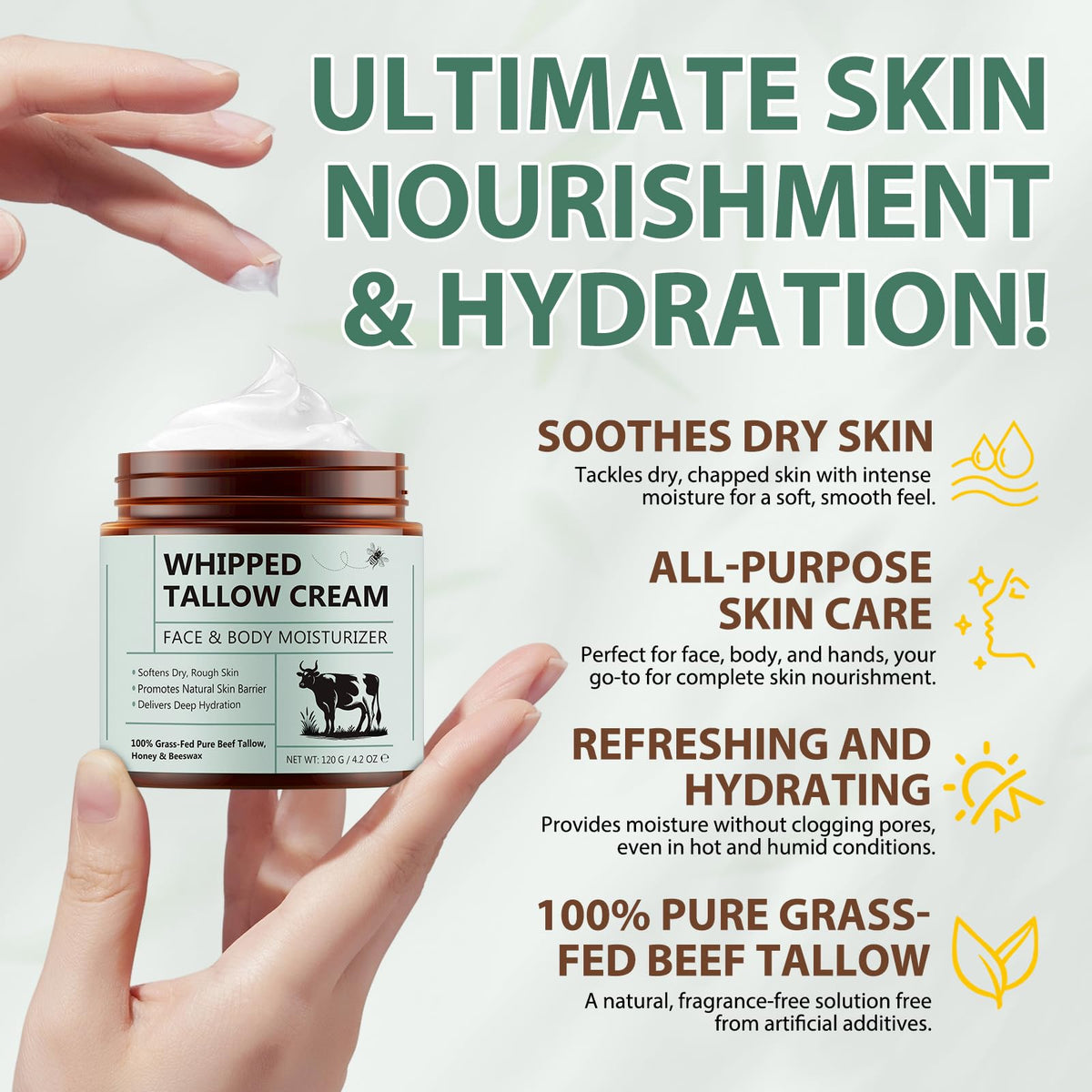 Cacukn ingredients raw honey and beeswax displayed to show purity benefits