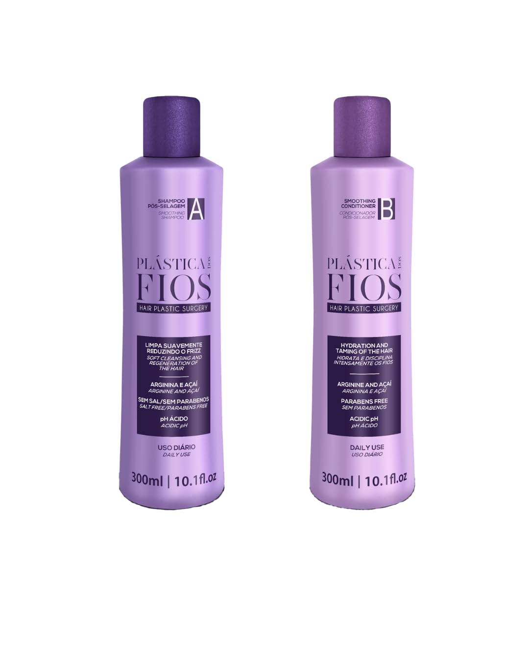 CADIVEU lifestyle shot applying Plastica Dos Fios for salon-like results