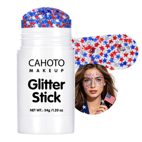 CAHOTO front packaging showing patriotic red white blue stick and branding benefit instant sparkle