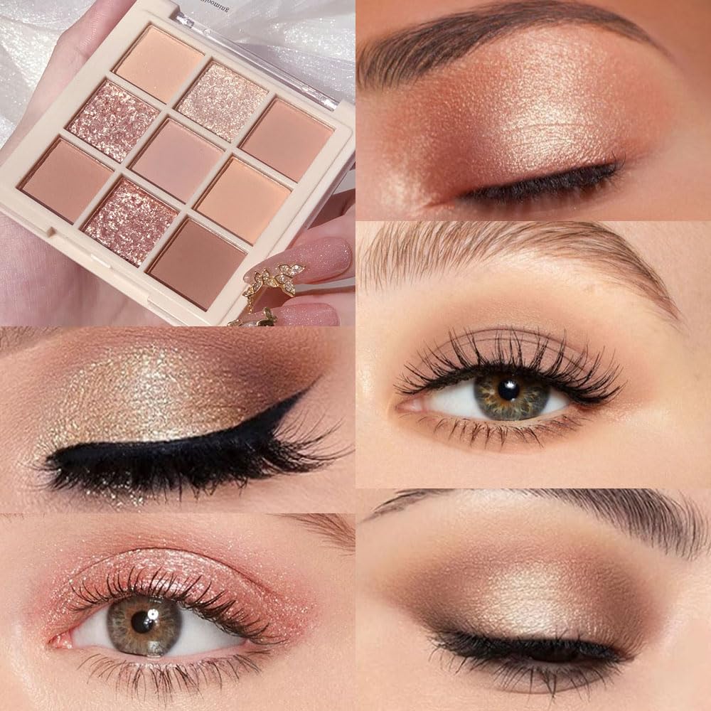 CAKAILA open pan layout displaying matte and shimmer variety for versatile looks