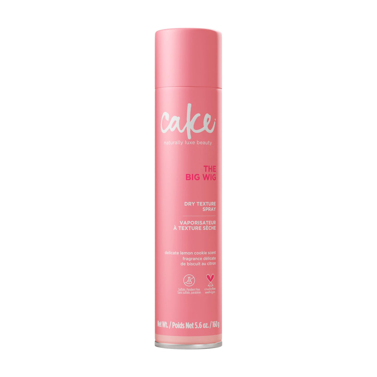 Cake Beauty Big Wig front packaging shows bottle and label for easy identification and shelf appeal