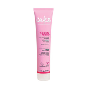 Cake Beauty front packaging of Curl Friend cream showing product label and size benefits
