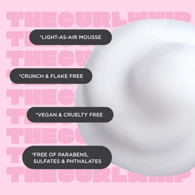 Cake Beauty mousse on hair while diffusing to enhance fullness