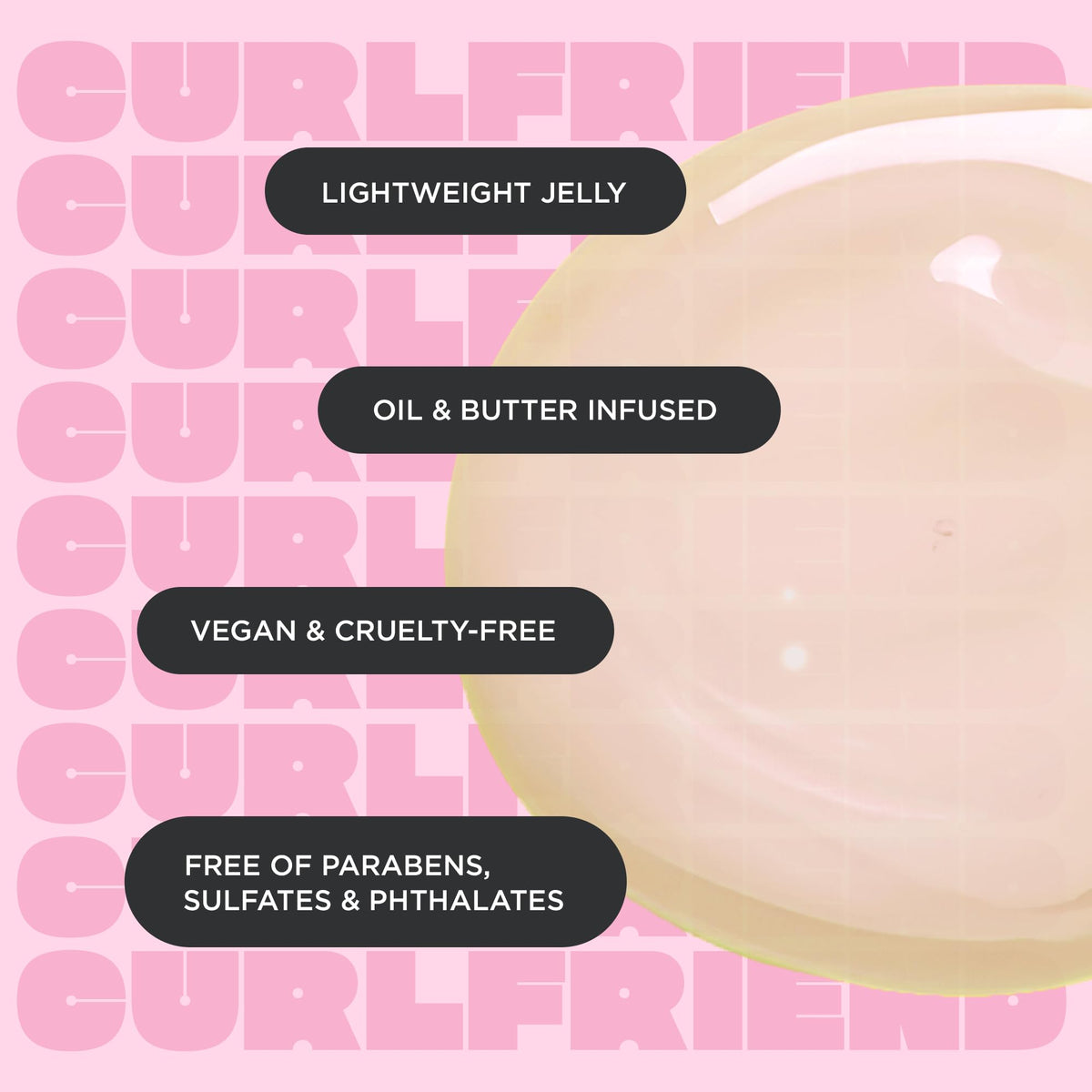 Cake Beauty styled diffuser-dried curls in bright room, illustrates defined soft shine