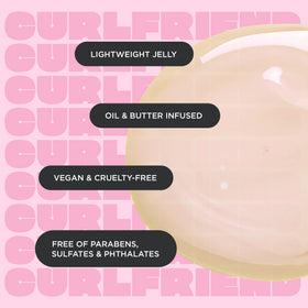 Cake Beauty styled diffuser-dried curls in bright room, illustrates defined soft shine