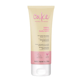 Cake Beauty front packaging showing bottle and warm vanilla scent benefit