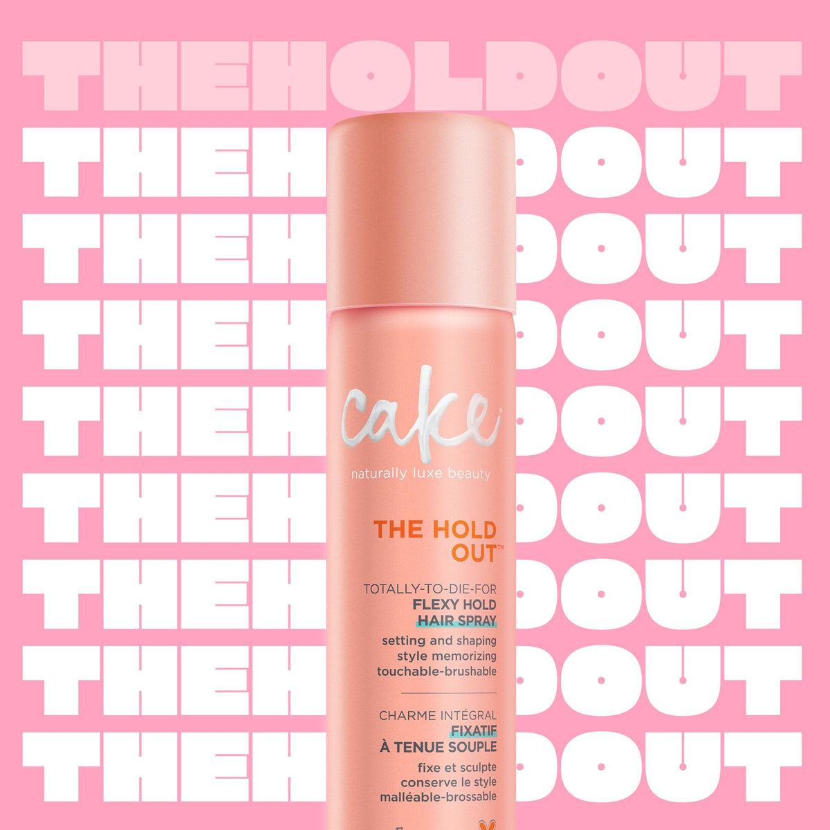 Cake Beauty nozzle spraying fine mist, demonstrates even application benefit