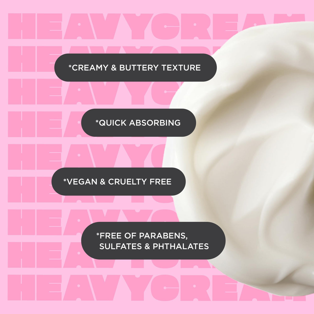 Cake Beauty ingredients label showing shea, oat milk and aloe benefit