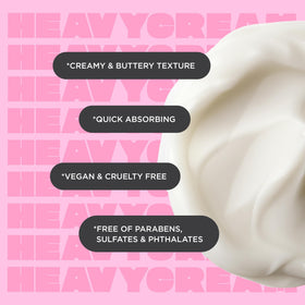 Cake Beauty ingredients label showing shea, oat milk and aloe benefit