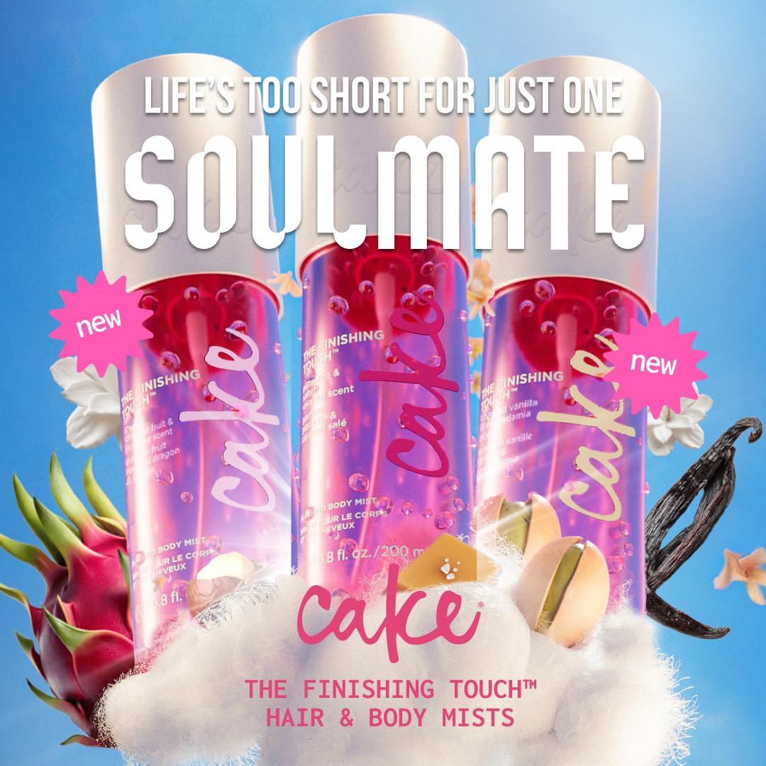 Cake Beauty bottle on vanity styled setting conveying everyday use and convenience