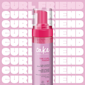 Cake Beauty close-up of gel-to-foam texture highlighting smooth application benefit