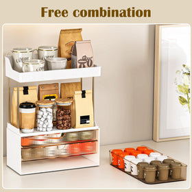 caktraie side profile with drawers open demonstrating smooth, stable glide benefit