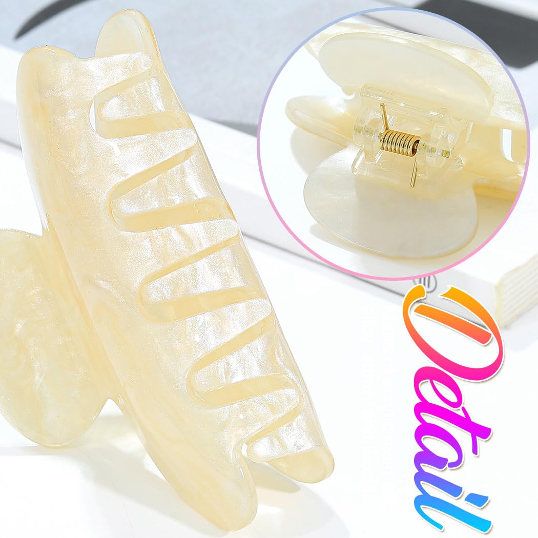 CAKURE hair clip in half-up style demonstrating quick everyday styling benefit