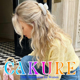 CAKURE clips staged on vanity to show tidy hair during grooming routines