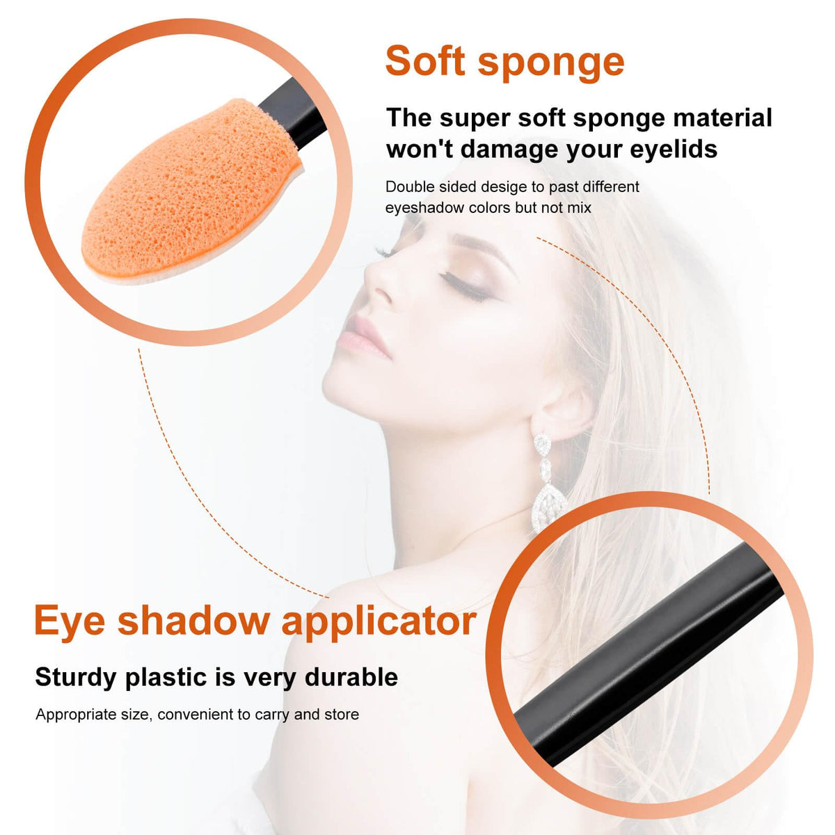 Cakvank dual-ended view displaying two sponge tips, versatile application