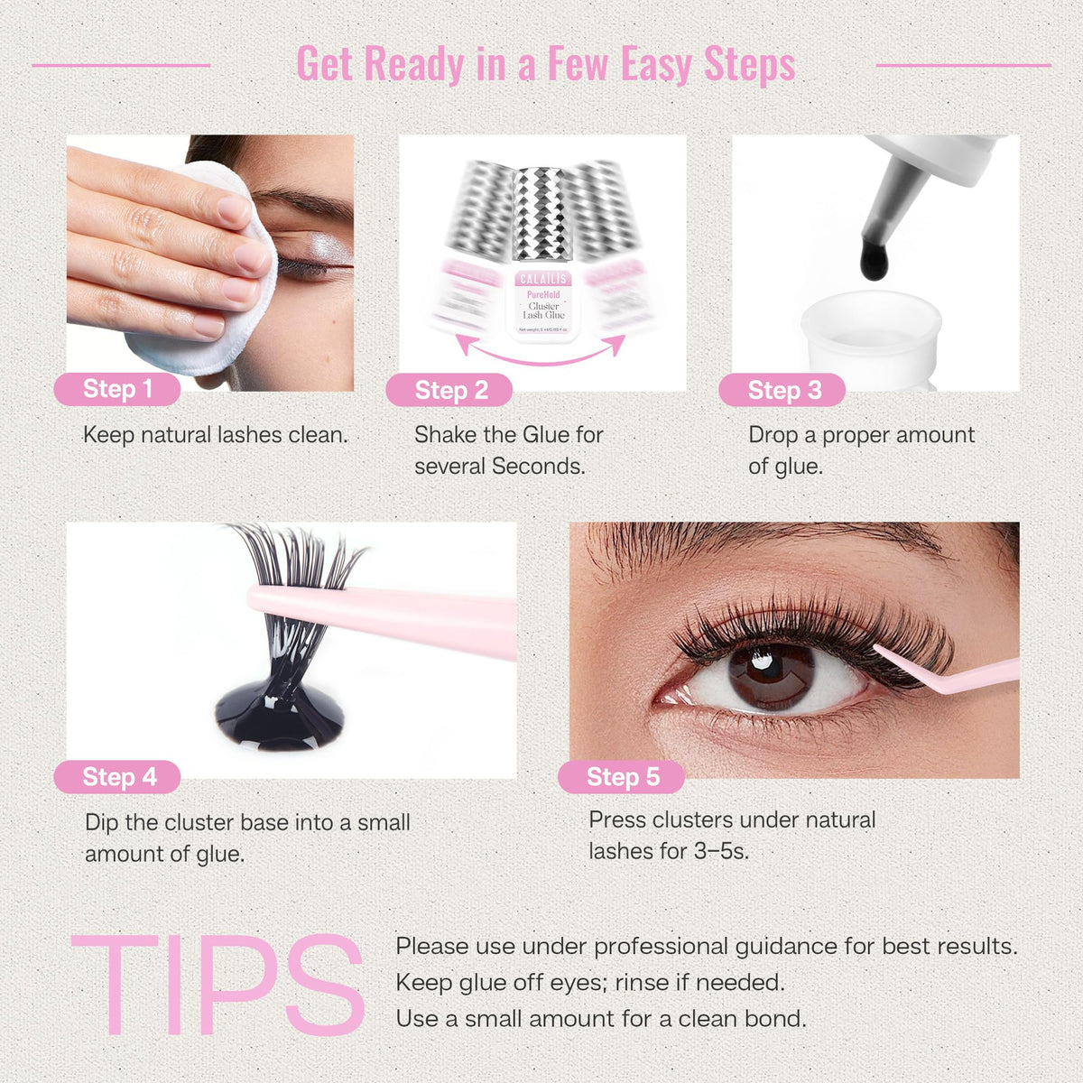 CALAILIS label ingredients and safety information emphasizing gentle formulation