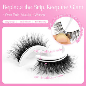 CALAILIS lashes applied on eye for natural cat-eye enhancement