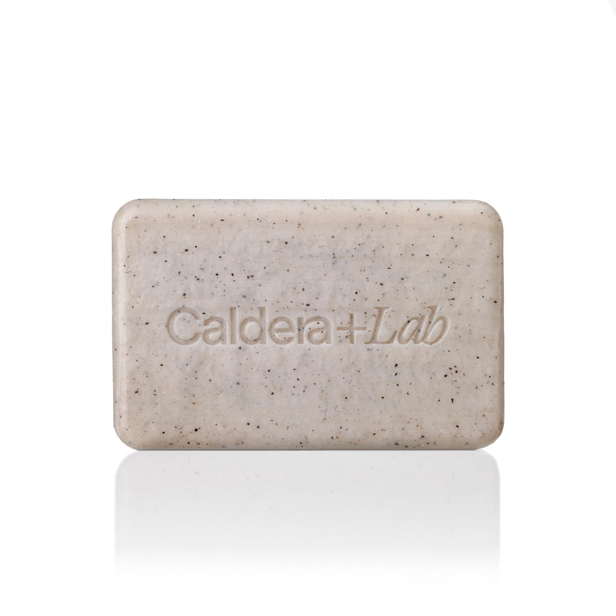 Caldera + Lab front packaging showing bar and branding, highlights clean design