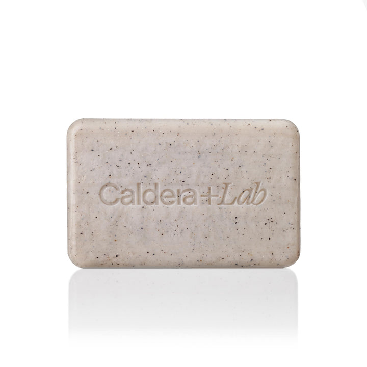 Caldera + Lab front packaging showing bar and branding, highlights clean design
