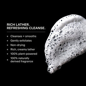 Caldera + Lab close-up texture showing exfoliating particles and creamy base, shows gentle buffing
