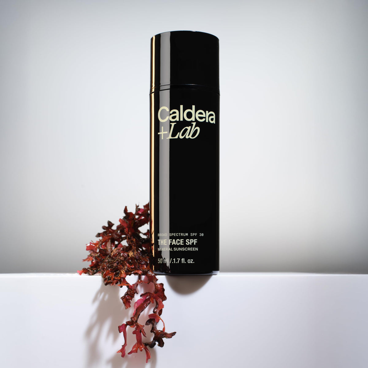 Caldera + Lab ingredient label highlighting bakuchiol and antioxidant benefits